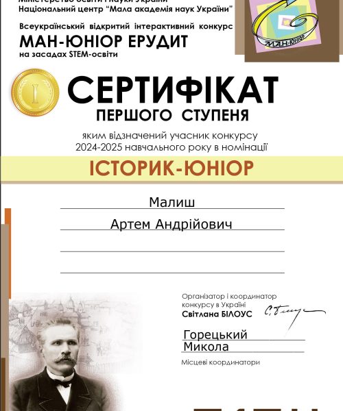 Малиш_Артем_історія_32906